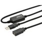 Câble de rallonge USB, mâle-femelle, 10 m,USB-A mâle