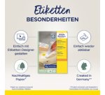 Etiquette universelle, 99,1 x 42,3 mm, blanc