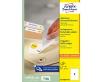 Etiquette universelle, 63,5 x 29,6 mm, blanc