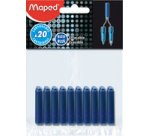 Cartouche d'encre, bleu, dans un blister