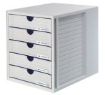 Han Schubladenblock mit geschlossenen Schubladen