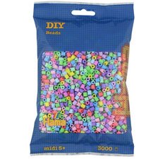 Hama Perles à repasser midi 'Pastellmix', dans un sachet