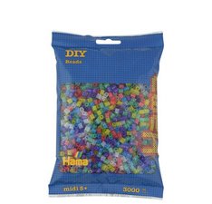 Hama Perles à repasser midi 'mix paillettes', dans un sachet