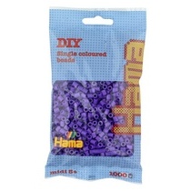 Hama Perles à repasser midi, dans un sachet, rouge