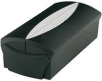 Boîte pour cartes de visite VIP-SET, noir/gris