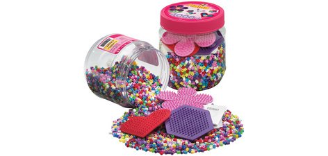 Hama Perles à repasser midi + plaques, en boîte plastique