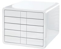 Module de classement i-Box, 5 tiroirs, blanc