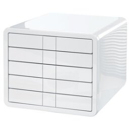 Module de classement i-Box, 5 tiroirs, blanc