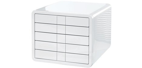 Module de classement i-Box, 5 tiroirs, blanc