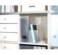 Porte-revues BRILLANT XXL, plastique, gris translucide