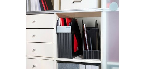 GALAXY Magazine Holder, A4, plastic, black