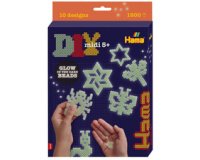 Hama Perles à repasser midi 'luminescent', coffret cadeau