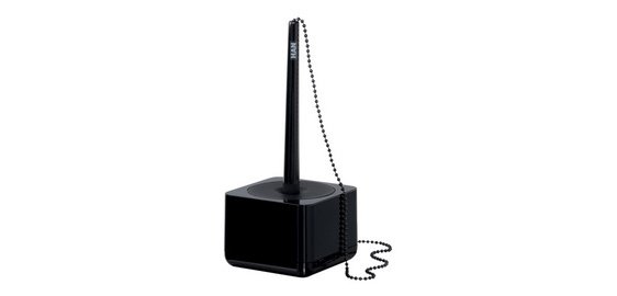Porte-stylo à bille i-Line, plastique, noir