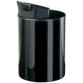 Inzetbakje voor vuilbak PP 2 liter zonder deksel zwart