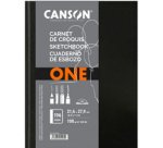 Carnet de dessin ARTBOOK ONE, 216 x 279 mm, noir