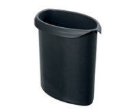 Corbeille à papier, ignifugé, 13 litres, noir
