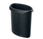 Corbeille à papier, ininflammable, 20 litres, noir