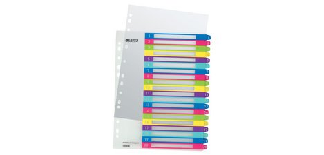 Leitz WOW printbare index, 20 tabs