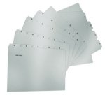 Index alphabétique A-Z, PP, A4 paysage, 25 onglets, gris