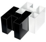 Multipot à crayons BRAVO, 5 compartiments