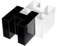 Multipot à crayons BRAVO, 5 compartiments