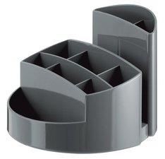 Multipot à crayons RONDO, polystyrène, rouge