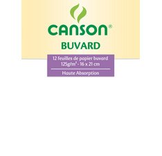 Buvard, 160 x 210 mm, 125 g/m2, blanc