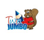 Crayon de couleur TWIN Jumbo, bleu/rouge, triangulaire