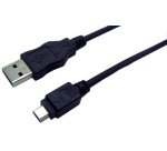 Câble USB 2.0, USB-A - mini USB mâle 5 broches, 1,8