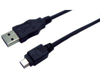 Câble USB 2.0, USB-A - mini USB mâle 5 broches, 1,8