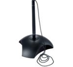 Porte-stylo à bille DELTA, plastique, noir