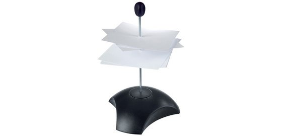 DELTA note holder, polystyrene, black
