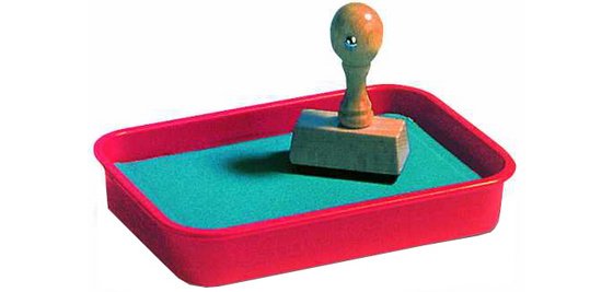 Nettoyant pour tampon encreur CLEAN, dans un bac en