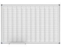 Tableau de planning annuel, (L)900 x (P)600 mm