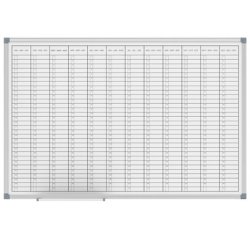 Tableau de planning annuel, (L)900 x (P)600 mm