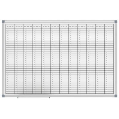 Tableau de planning annuel, L 90 x P 60 cm