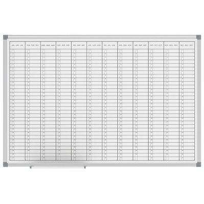 Jaarplanner B 900 x H 600 mm