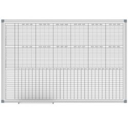 Tableau de planing mensuel/annuel,(L)900x(P)600mm