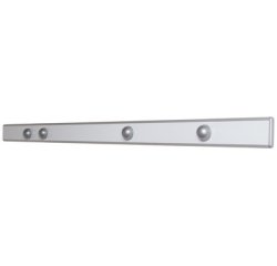 Barre murale magnétique 'design' longueur: 1 m, argent