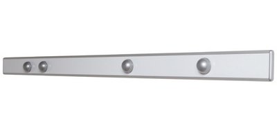 Magnetic wall bar 'design' length: 1 m, silver