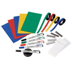 Kit met accessoires voor presentatie professionele uitrusting