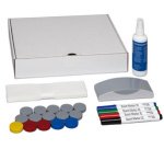 Kit de tableau blanc mural, carton, petit