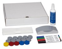 Kit de tableau blanc mural, carton, petit