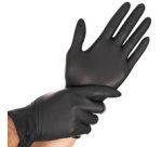 Gant en nitrile 'DARK', M, noir - Boîte de 100 gants