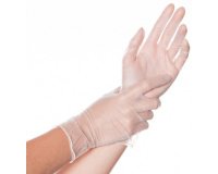 Handschuh aus Vinyl ´Ideal´ Hygostar Weiß - Box mit 100 Handschuhen