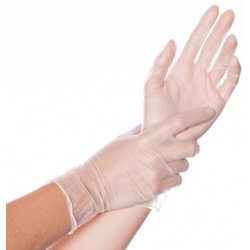 Vinyl glove 'Ideal' Hygostar white - Box of 100 gloves