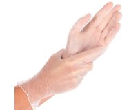 Handschuhe aus kunststoff ideal light hygonorm vinyl unsterilisiert, weiß - 100 Handschuhe pro Box