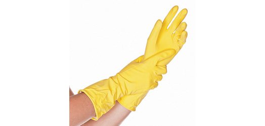 Gant universel en latex Bettina, XXL, jaune - La paire