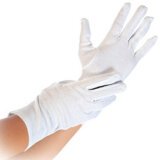 Paires de gants en coton blanc Hygostar