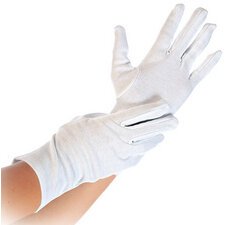 Paires de gants en coton blanc Hygostar